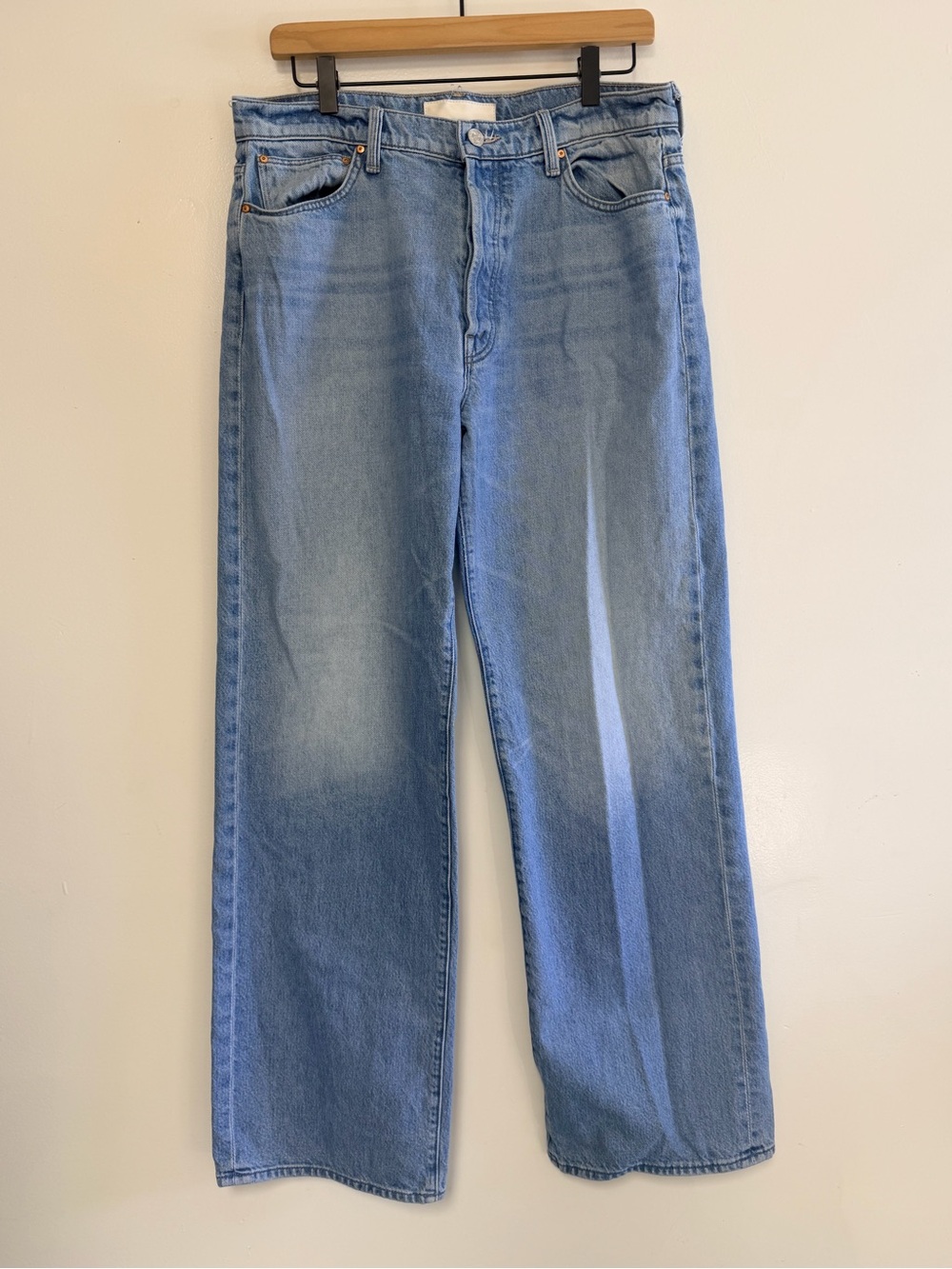 Mother Superior The Dodger Button Hover Cuff Jeans Size 30 - Picture 3 of 14